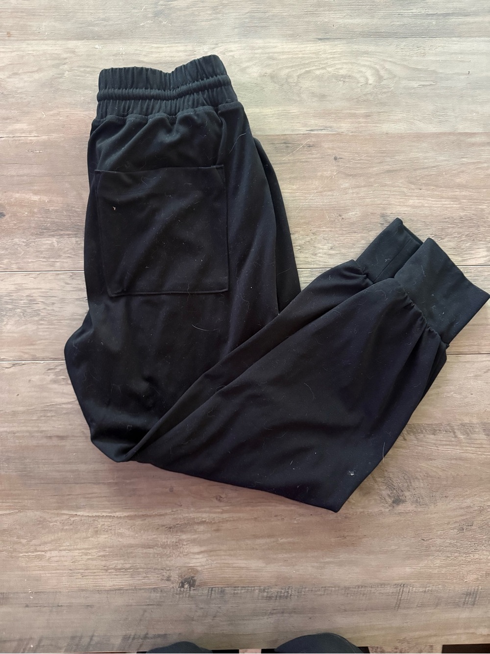 Lou & Grey Black Jogger Pants with Elastic Waist